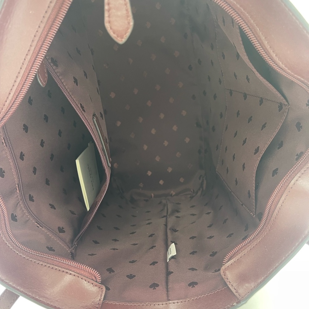 Kate Spade New York SCHUYLER MEDIUM Zip Top TOTE Shoulder Bag 
Cherrywood 
NWT - Picture 16 of 16